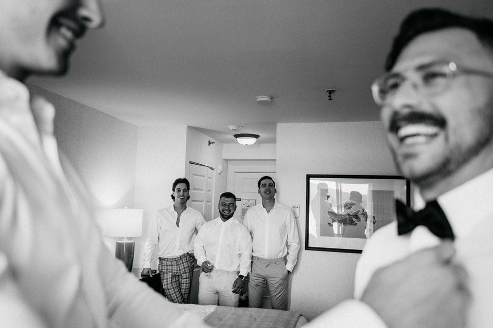 Mariage au Ripplecove Hotel & Spa – preparations