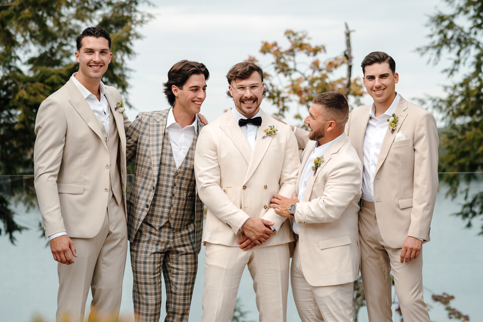 Mariage au Ripplecove Hotel & Spa – terrasse extérieure