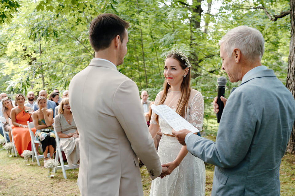 Échange vœux mariage manoir maplewood